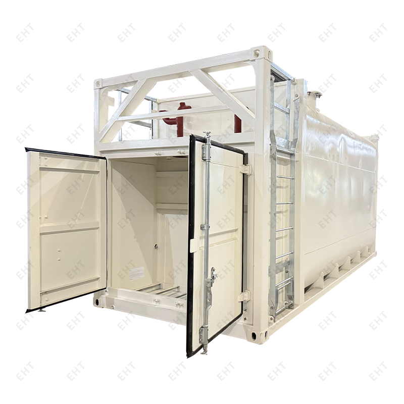 20ft ISO তেল তরল ট্যাঙ্ক পাত্রে